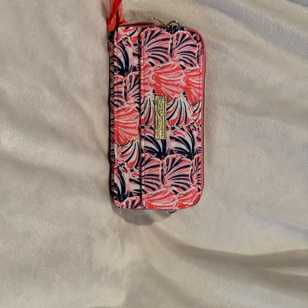 Simply Southern Pink and Navy Wristlet